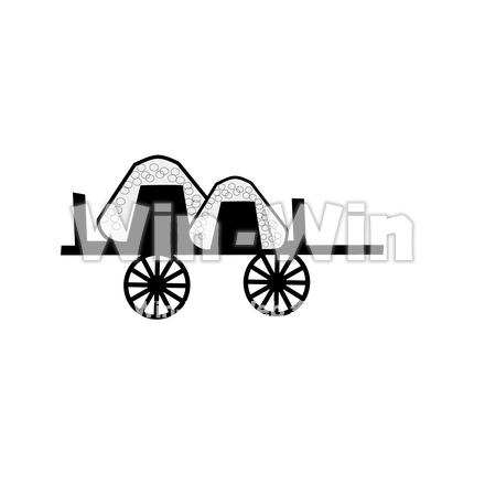 おにぎりのシルエット素材 W-026191