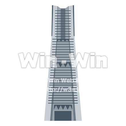 ランドマークタワーのCG・イラスト素材 W-027328