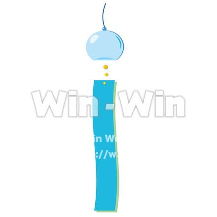 風鈴のCG・イラスト素材 W-027038