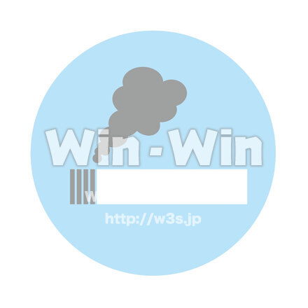 アイコン_喫煙所のCG・イラスト素材 W-026421