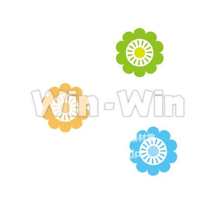 花飾りのCG・イラスト素材 W-026055