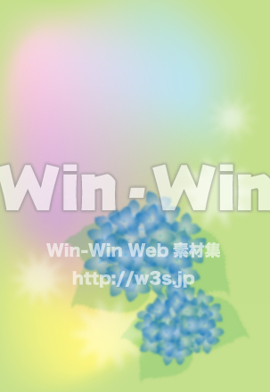 紫陽花のCG・イラスト素材 W-027872
