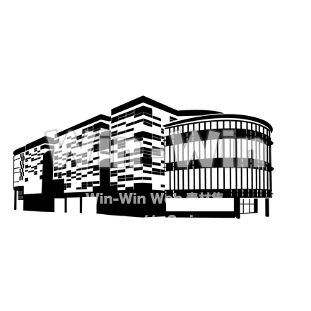 グランツリーのシルエット素材 W-026766