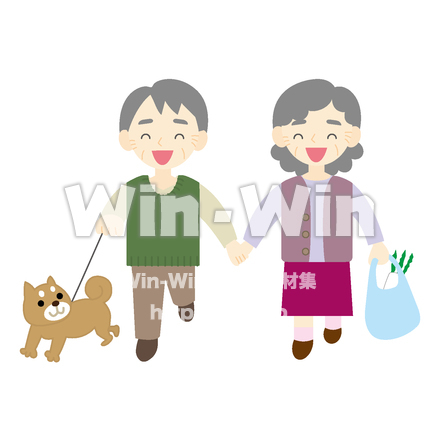 散歩のCG・イラスト素材 W-027261