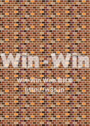 パターン　レンガのCG・イラスト素材 W-026632