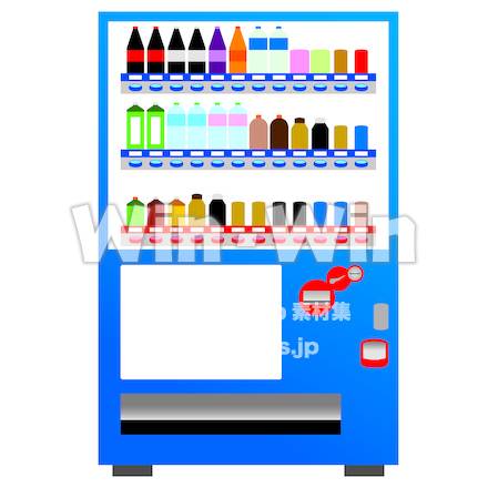 自動販売機のCG・イラスト素材 W-027933