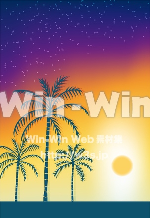 サンセットのCG・イラスト素材 W-027869