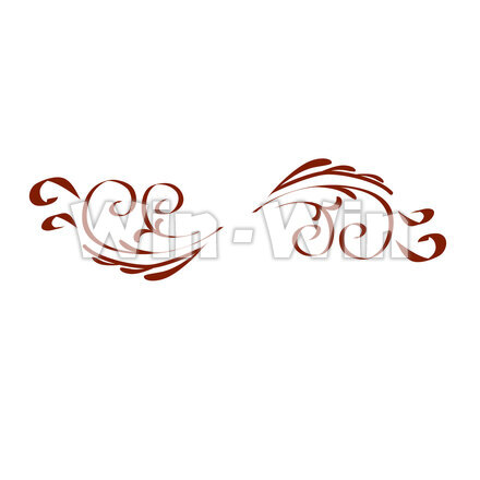 クラシックフレームデザインのCG・イラスト素材 W-026114