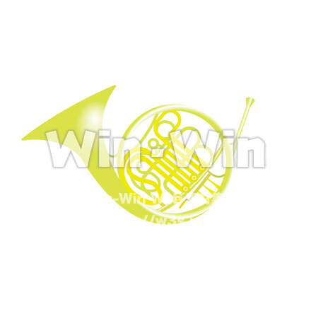 ホルンのCG・イラスト素材 W-026698