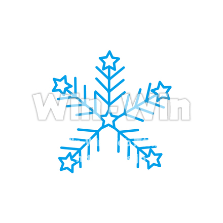 雪の結晶のCG・イラスト素材 W-026239