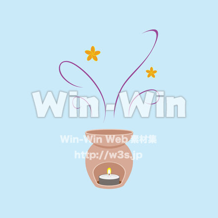 アロマポットのCG・イラスト素材 W-027064