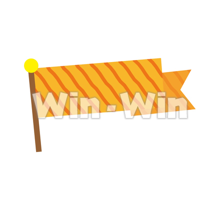 旗のCG・イラスト素材 W-026062