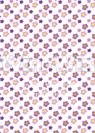 花柄のCG・イラスト素材 W-026757