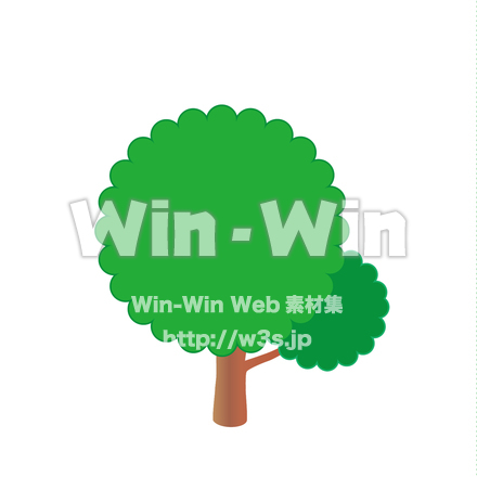 木のCG・イラスト素材 W-027409