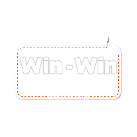 縫物風の枠のCG・イラスト素材 W-027518