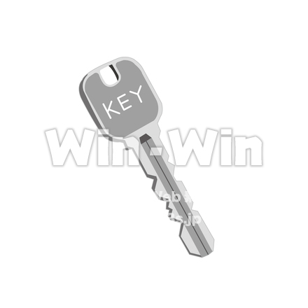 鍵のイラストのCG・イラスト素材 W-027073