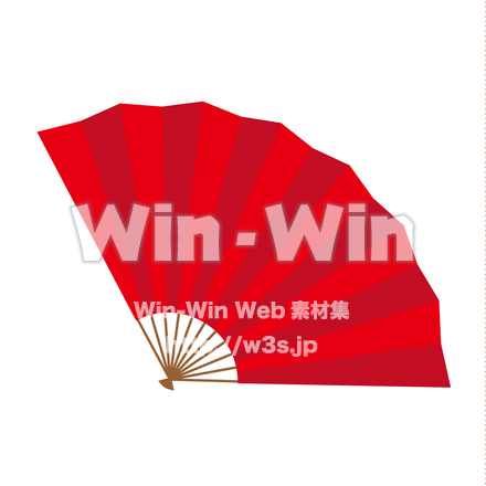 扇のCG・イラスト素材 W-026050