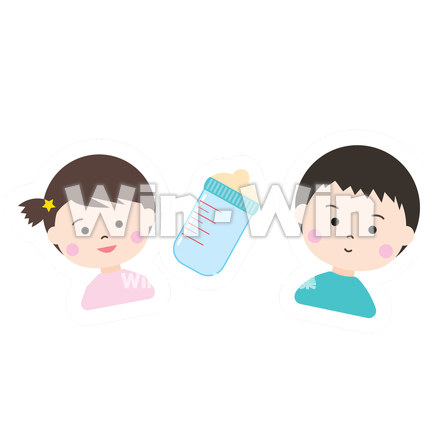 子どものイラストのCG・イラスト素材 W-026330