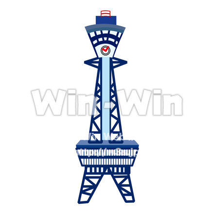 通天閣のCG・イラスト素材 W-027213