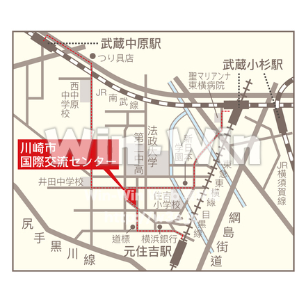 地図のCG・イラスト素材 W-026034