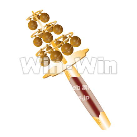 巫女鈴のCG・イラスト素材 W-026256