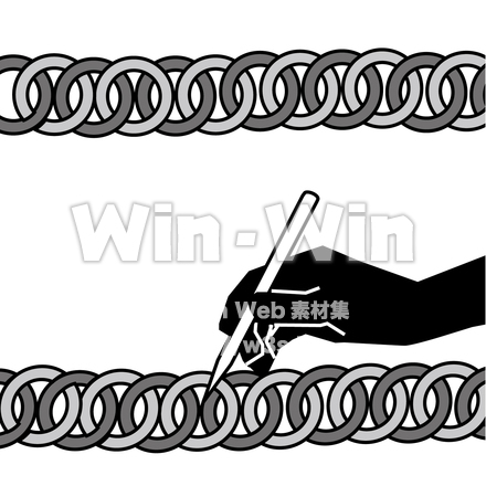 トレーサビリティのシルエット素材 W-026147
