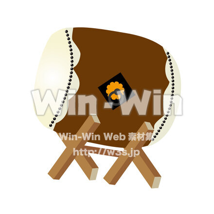 和太鼓のCG・イラスト素材 W-027034