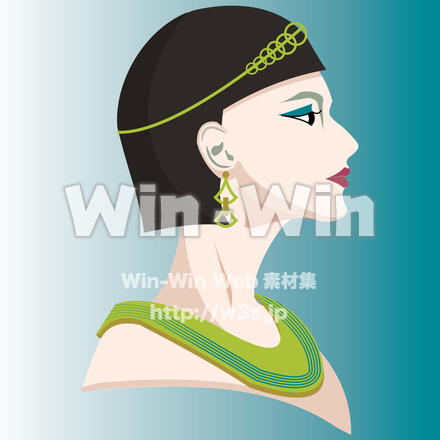 クレオパトラのCG・イラスト素材 W-026731