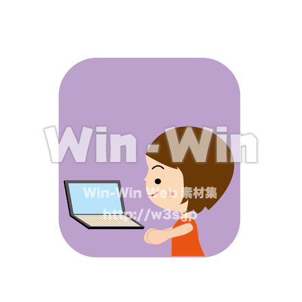 テレワークのCG・イラスト素材 W-027294