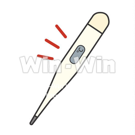 体温計のCG・イラスト素材 W-027191