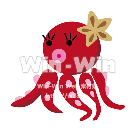 タコのCG・イラスト素材 W-026710