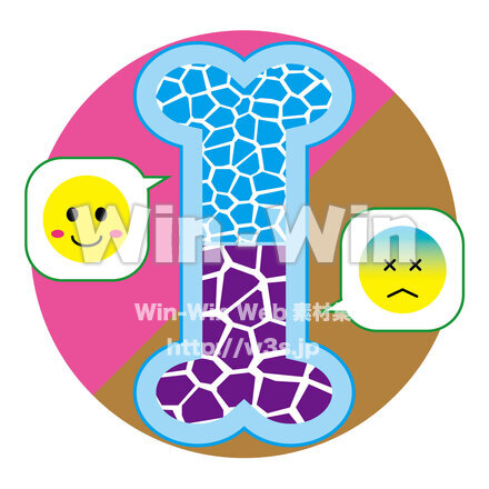 骨密度のCG・イラスト素材 W-026841