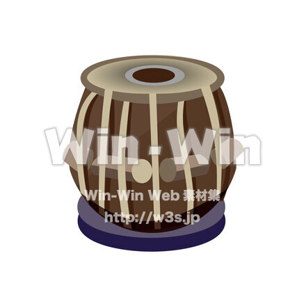 タブラのCG・イラスト素材 W-027031