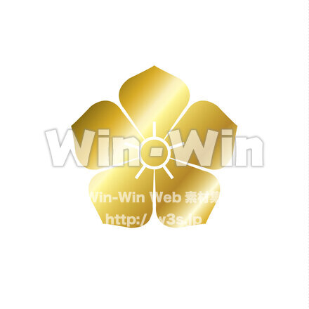 桔梗紋のCG・イラスト素材 W-026325