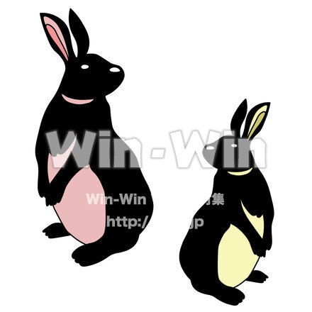 うさぎのCG・イラスト素材 W-027975