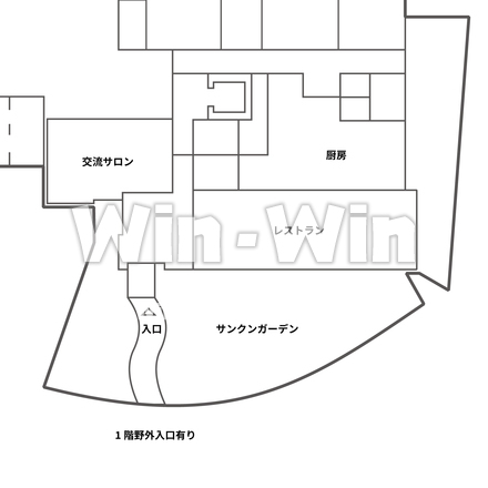 フロアマップ_B1のCG・イラスト素材 W-026470