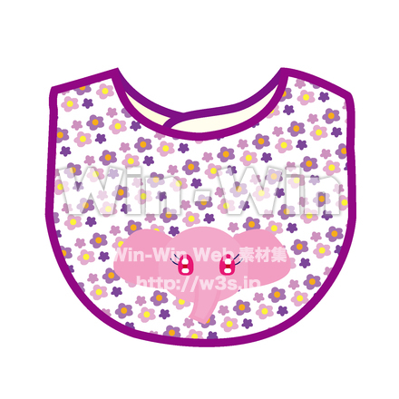 ゾウのスタイのCG・イラスト素材 W-026781