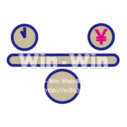 働き方改革アイコンのCG・イラスト素材 W-026460