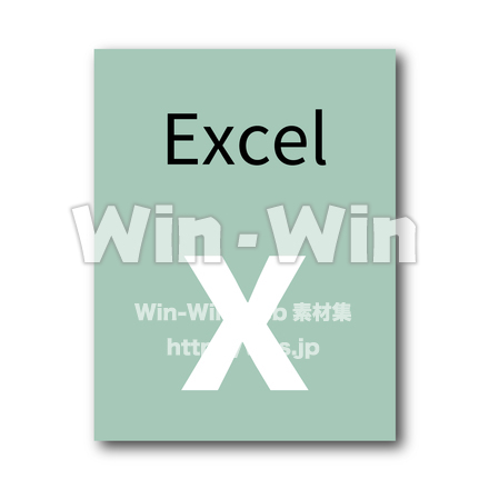 エクセル風ドキュメントのCG・イラスト素材 W-027813