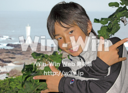 男の子の写真素材 W-027986