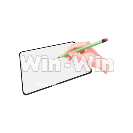 要約筆記_文字なしのCG・イラスト素材 W-029604