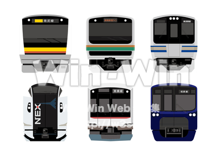 JR線のCG・イラスト素材 W-029260