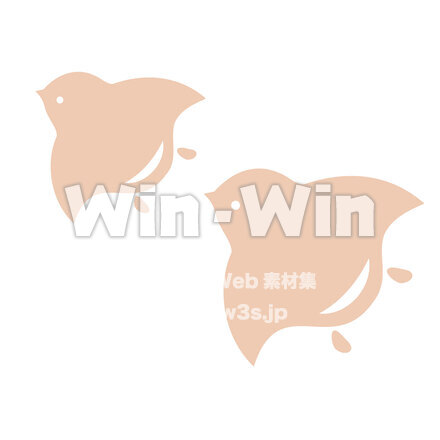 千鳥紋様のCG・イラスト素材 W-029533