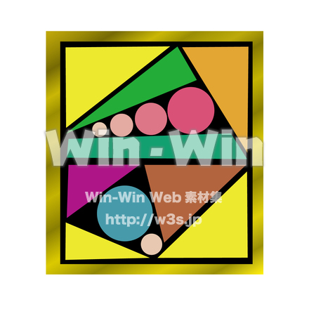 抽象絵画のCG・イラスト素材 W-029103