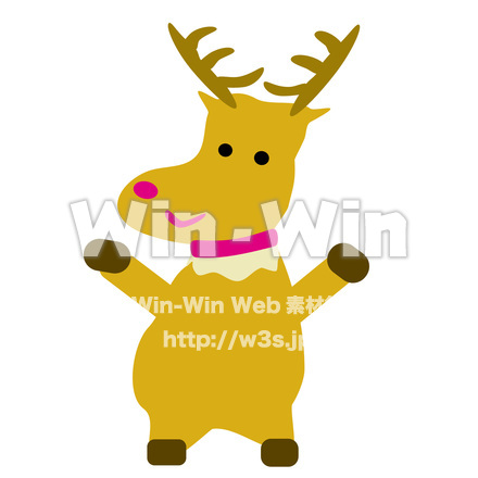 トナカイのCG・イラスト素材 W-029237