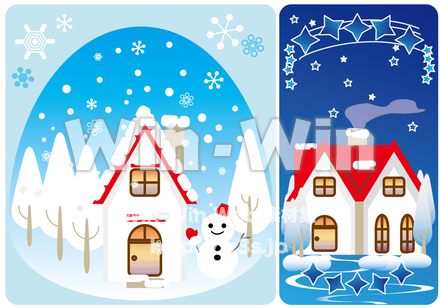 雪景色のCG・イラスト素材 W-029546