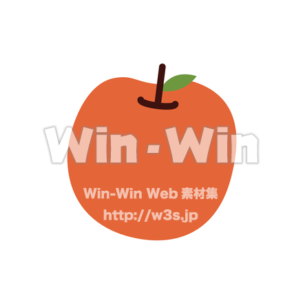 りんごのCG・イラスト素材 W-028343