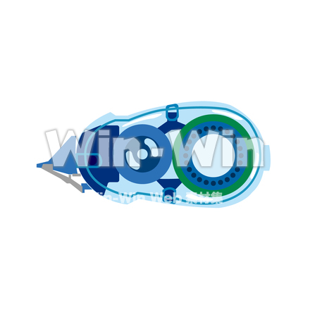 テープのりのCG・イラスト素材 W-028273