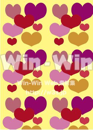 ハート　パターンスウォッチのCG・イラスト素材 W-028750