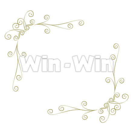 フレームのCG・イラスト素材 W-028453